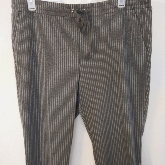 Loft Striped Tapered Pull On Pants NWT Size XL - Picture 7 of 11